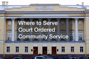 Where to Serve Court Ordered Community Service Legal Fees Deductible